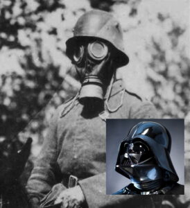 Tysk soldat anno 1917 & superslynglen Darth Vader (indsat)